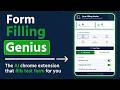Form Filling Genius - The AI Chrome Extension That Fills Test Forms For You