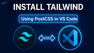 How to Install Tailwind CSS Using PostCSS 2025 | Setup Tailwind v4 in HTML Project 🔥