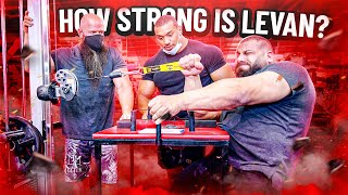 HOW STRONG IS LEVAN SAGINASHVILI? WE TEST OUR 1RM MAX IN EVERYTHING!