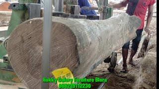 Belah Jati Buncak untung Banyak😀kayu jati perhutani Randublatung Blora Wood working(Tectona Grandis)