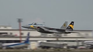 306飛行隊によるF-15機動飛行 小松基地航空祭2015