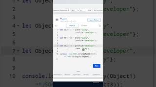 Simplest Way to Compare Objects #shorts #javascript #javascript_tutorial #programming #coding