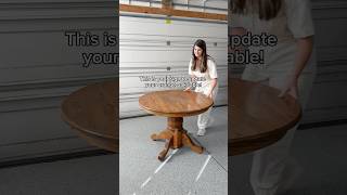 How to update \u0026 makeover your KITCHEN TABLE! 🤭 #woodtable #tablediy #furnituremakeover #painted