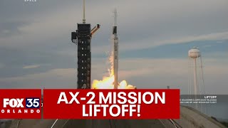 Axiom Space crew successfully launches into space for Ax-2 mission