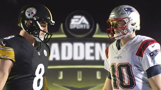 Madden NFL 24 - New England Patriots Vs Pittsburgh Steelers Simulation Week 14 All-Madden PS5