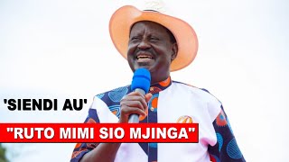 'ZAKAYO ANATAKA NIENDE AU NDIO NISIKUE PRESIDENT 2027, SIENDE NG'O!' Raila delivers bad News to Ruto