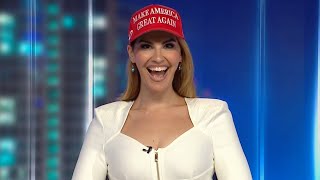 TV host wears MAGA hat in 'solidarity' with Melbourne patron forced to remove it