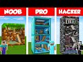 Minecraft NOOB vs PRO vs HACKER: BLOCK HOUSE BUILD CHALLENGE in Minecraft / Animation