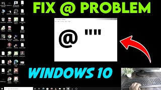 "@" at key (Swift+2) Not working in Windows 10⚡⚡ | Fix Wrong Typing Keyboard Problem