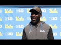 ucla football media availability coach foster nov. 20 2024