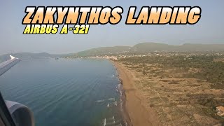 ZAKYNTHOS LANDING - Landing at Zakynthos Airport - Greece (4k)