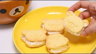 Rilakkuma Honey Ice Cream Cookies リラックマのはちみつアイスクッキーサンド