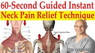 60-Second Instant Stiff Neck & Neck Pain Relief Technique - Dr Alan Mandell, DC