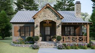 33'x30' (10x9m) A Peaceful Cottage Retreat - Where Rustic Charm and Warmth Abound.