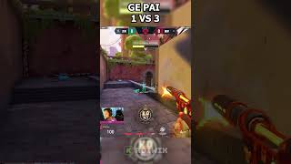 GE Papi 1v3 Pistol Clutch vs ZETA DIVISION  Spotlight Series Pacific 2024 #valorant #valorantclips