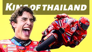 MARQUEZ OBRAK-ABRIK THAILAND ‼️ 😱 PECCO SALAHKAN TANKI…OGURA GILAAA !!!