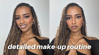 UPDATED detailed make-up routine | flawless base, sweat proof, long lasting 12+ hours 😍
