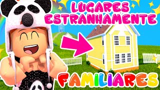 LUGARES ESTRANHAMENTE FAMILIARES no ROBLOX😱