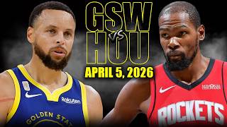 Golden State Warriors vs Houston Rockets Full Game Highlights – April 5, 2026 | NBA Season