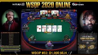 Final Table Commentary (Spanish) WSOP Online 2020 Event #52