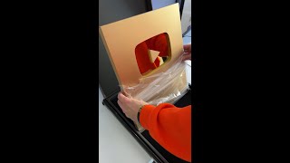 Unboxing YouTube Gold Play Button Vereshchak 1M Subscribers!