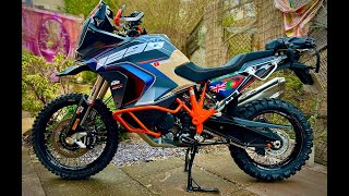 KTM 1290 Super Adventure R High Fender Conversion with DABRABBIT Graphics kit