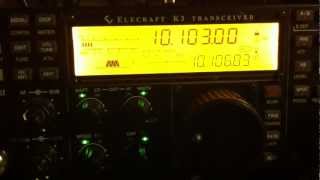 Clipperton TX5K on 30CW by IK5XCT (K3 KDVR3 for listen my QSO)