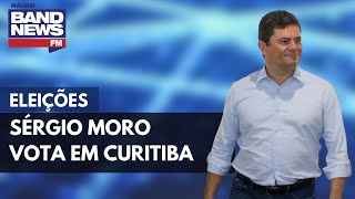 Senador e ex-juiz, Sergio Moro vota em Curitiba