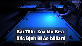 Bài 78b Xóa Mù Bi-a - Xác Định Điểm Bi Ảo billiard