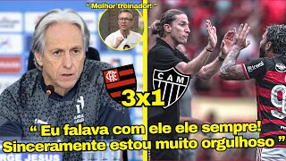 VEJA OS ELOGIOS DE JORGE JESUS E NETO SOBRE GRANDE FLAMENGO DO FILIPE LUIS APÓS JOGAÇO NA FINAL HOJE