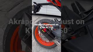 Akrapovic Exhaust Customed for KTM RC250