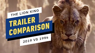 The Lion King Trailer Side-By-Side Comparison (2019 vs 1994)