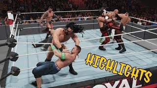 WWE 2K19 Royal Rumble 2019 - 30 Man Royal Rumble Match Highlights!