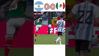 Argentina VS Mexico(2-0) FIFA WORLD CUP 2022|#fifa2022 #football #shorts #fifaworldcup