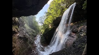 JG8K HDR 長野 裏見の雷滝と周辺 Nagano,Kaminaritaki