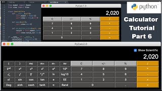Python Tutorial: GUI Calculator with Model View Controller #6