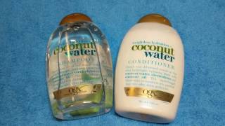 OGX Coconut Water Shampoo \u0026 Conditioner Review