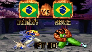 Real Bout Fatal Fury Special - arthurkofx (BRA) VS (BRA) xSPASHx [rbffspec] [Fightcade] [FT10]