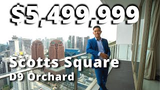 Huge Freehold Luxury 3 bedder on Scotts Road! Selling Singapore Home Tour Ep.61 D09 Scotts Square