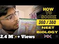 I scored 360 in NEET Biology 2021| Mind blowing strategy 🤯#neet #neetstrategy #neetmotivation#study