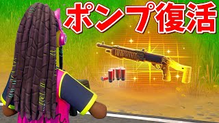 【フォートナイト】復活したレイトゲームに金ポンプがある!!