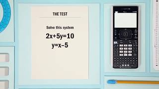 TI-Nspire CX Graphing Calculator Tip: How to Solve Systems of Equations