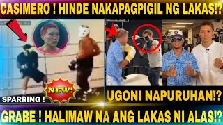 BREAKING!!JOHNRIEL CASIMERO HINDE NAPIGILAN ANG LAKAS!?(HALIMAW ANG LAKAS) SPARRING MATE NAPURUHAN!?