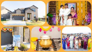 Shravan Sravya | Gruhapravesham | New House |Prosper TX | USA | PPC PIX | 4K Video | USA | NEW HOME