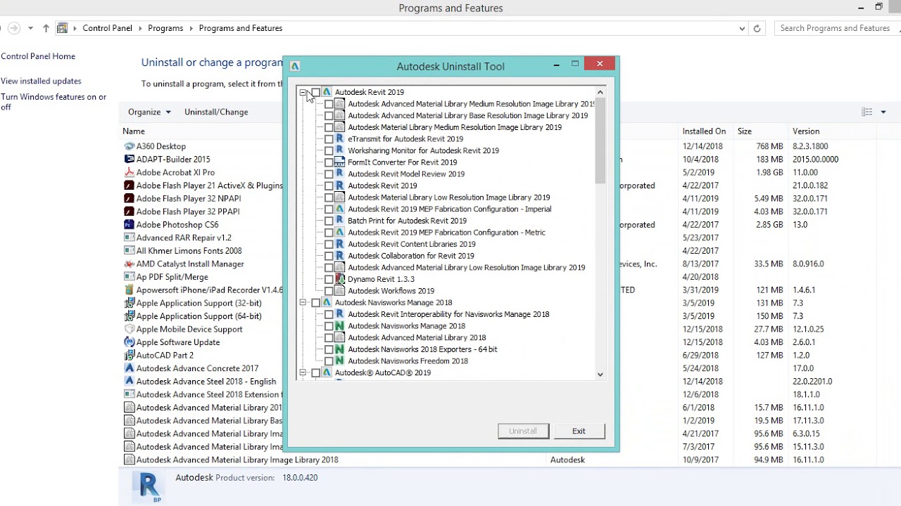 Autodesk Uninstall Tool - របៀបលុបកម្មវិធីទាំងអស់ពីក្រុមហ៊ុន Autodesk ...