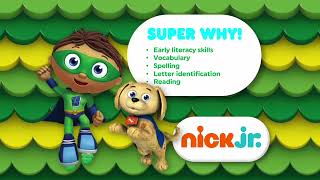 Nick Jr. FANMADE US Curriculum Board (Super Why!) 2013-2018