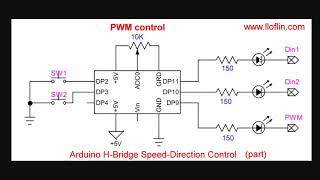 Arduino CCS H-Bridge with Large DC Motor