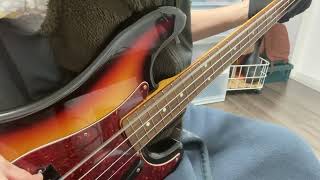 ベース練習記録101日目 [ハチさん/ドーナツホール] / Bass practice day101