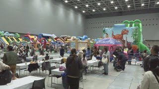 「ぐんまＷＡＫＵＷＡＫＵフェスティバル」　ふわふわ遊具がGメッセ群馬に集合　群馬・高崎市　(25/01/03)