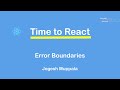 React Error Boundaries